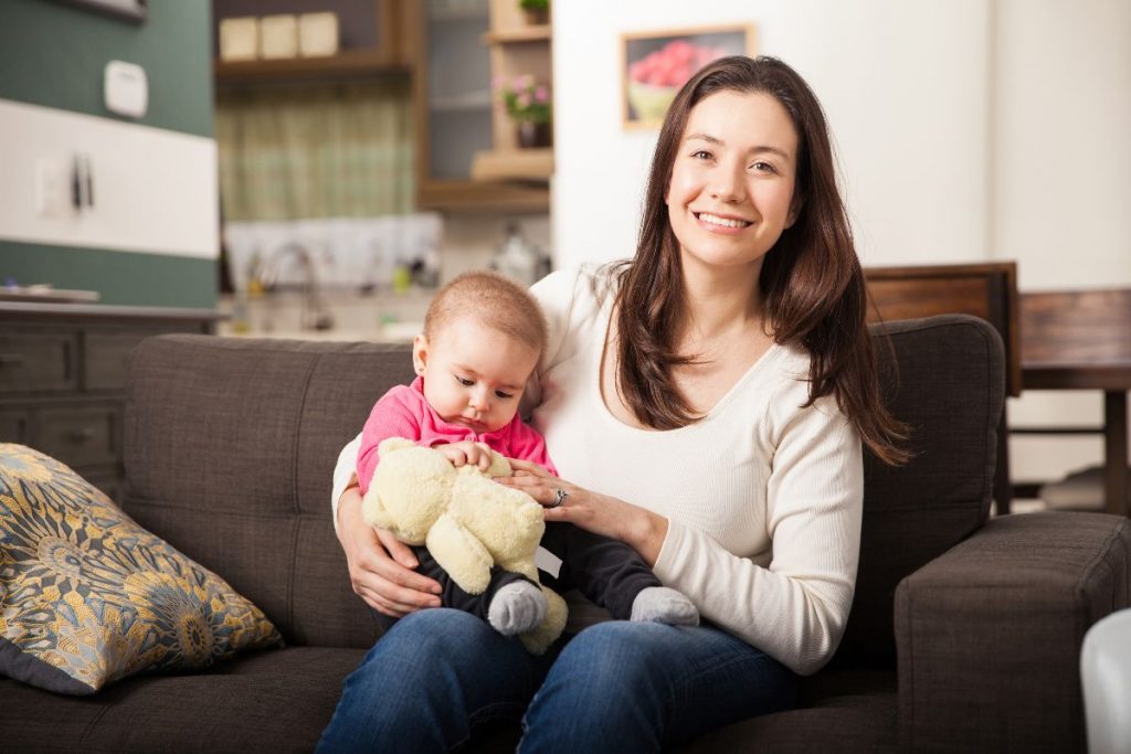 La labor de la madre en casa