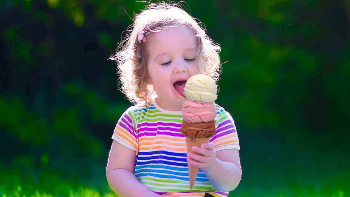 A partir de qué edad puede tomar helados un bebé